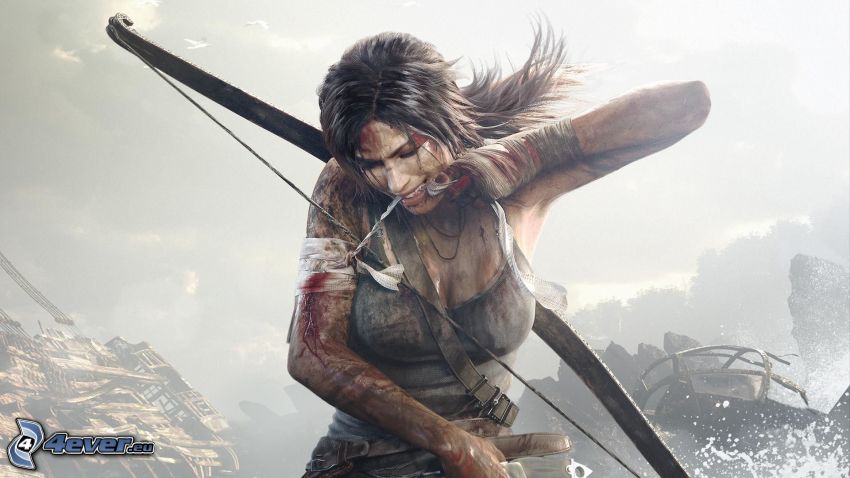 Tomb Raider: Underworld, guerrera, arquero