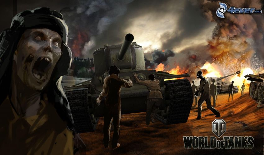 World of Tanks, explosión