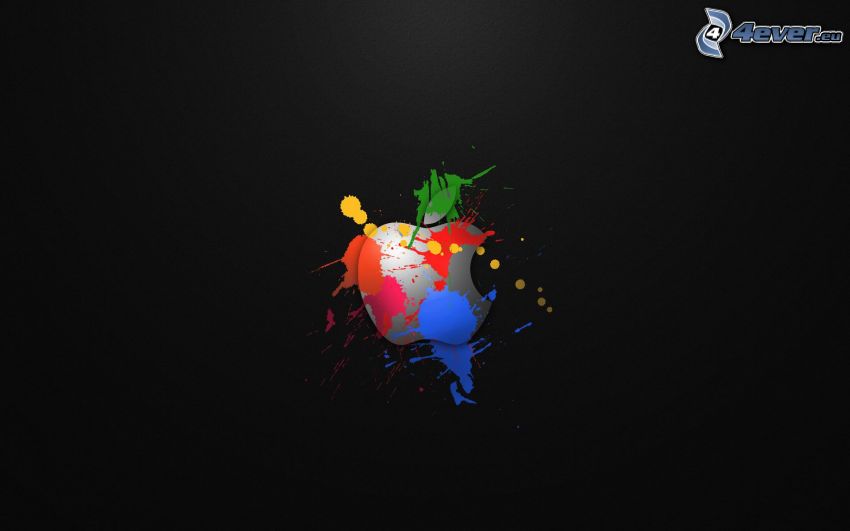 Apple, manchas de color