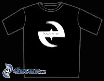 camiseta, Evanescence