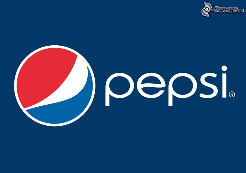 Pepsi, fondo azul
