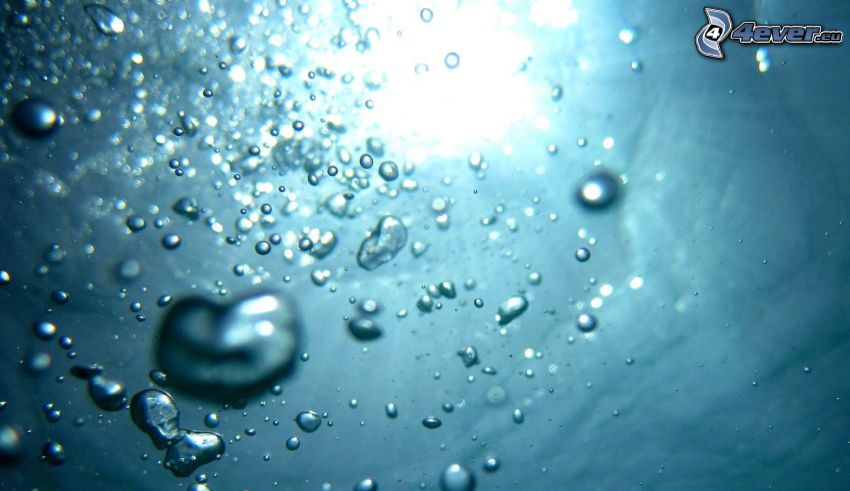 agua, burbujas