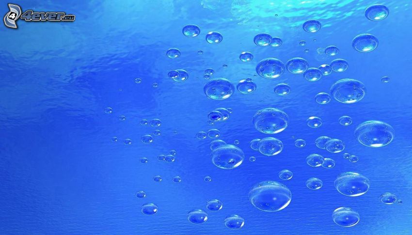 burbujas, agua