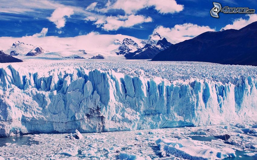 glaciar, Patagonia, Argentina