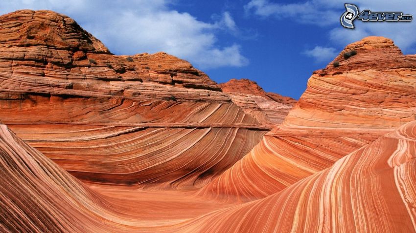 Coyote Buttes, The Wave, Utah, Arizona, USA, colina