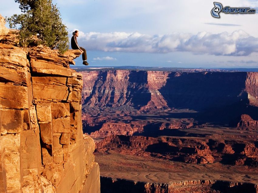 Grand Canyon, USA, vista al valle, rocas