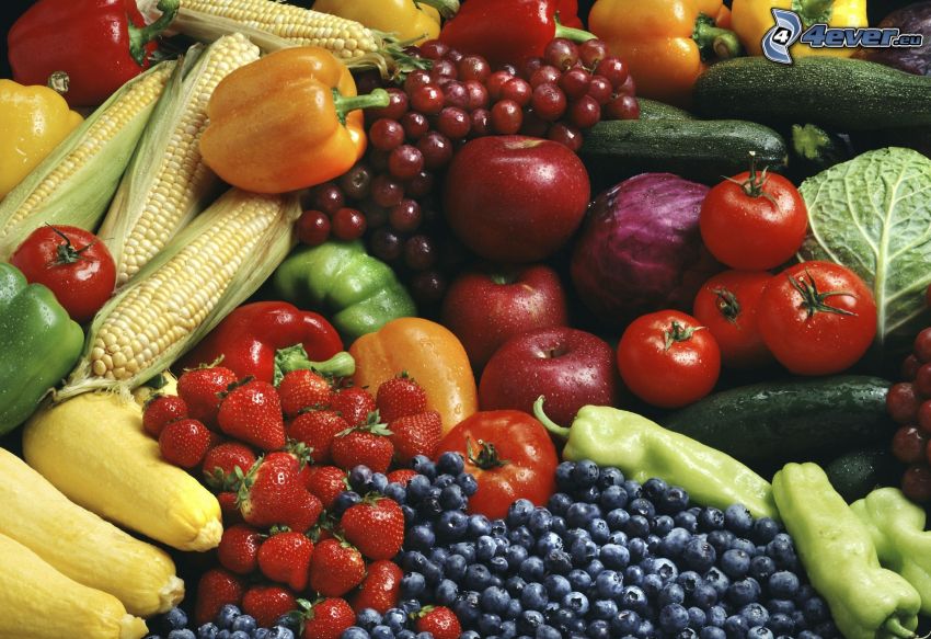 verduras, fruta