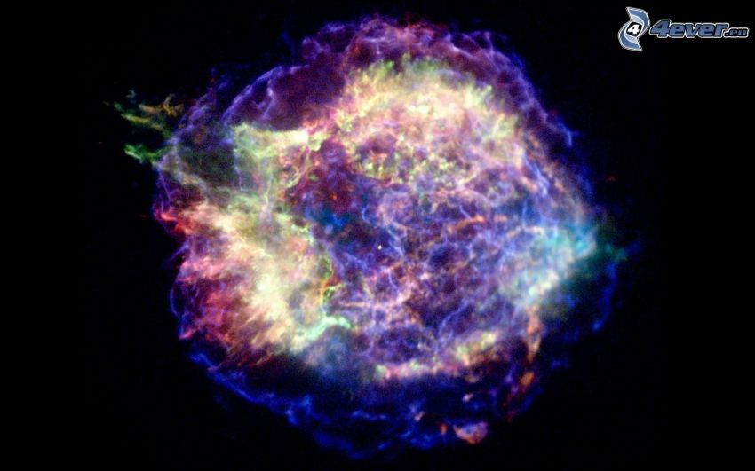 explosión espacial, supernova planetaria