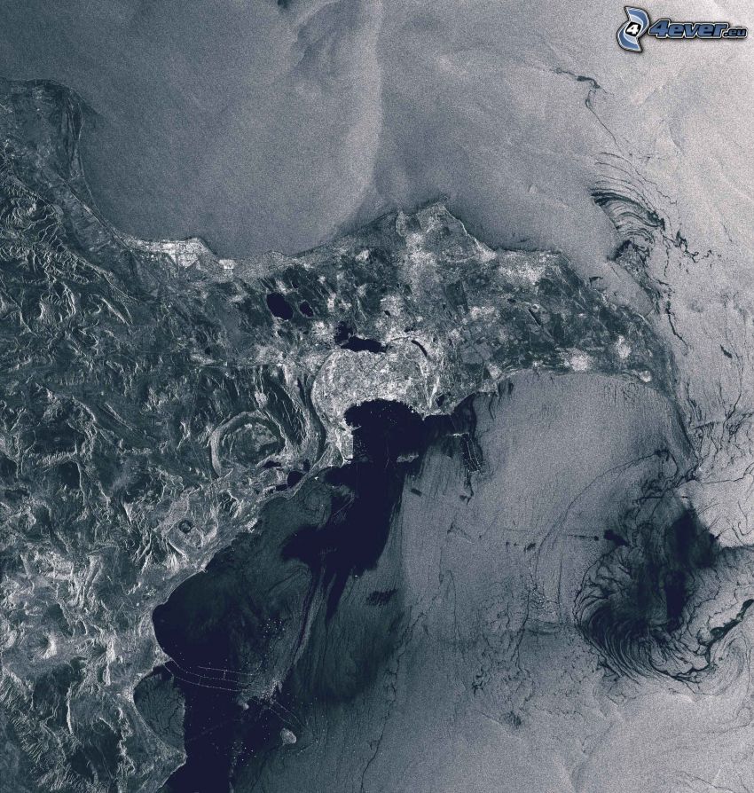 imagen del satélite