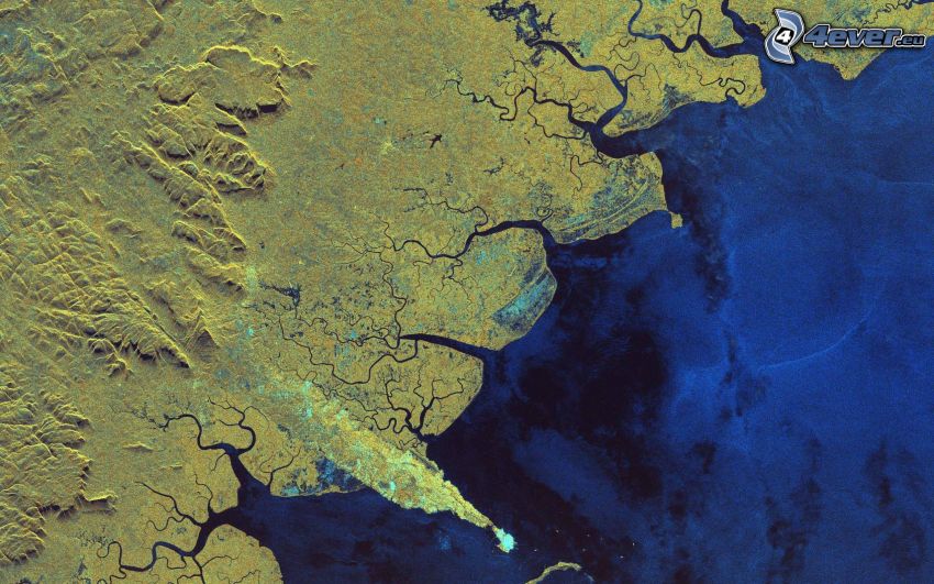 imagen del satélite