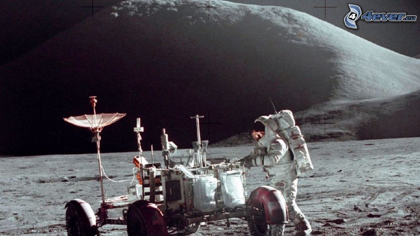 James Benson Irwin, astronauta, Luna, Lunar Roving Vehicle LRV