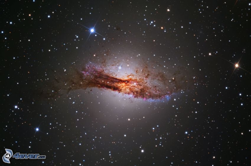NGC 5128, galaxia, estrellas