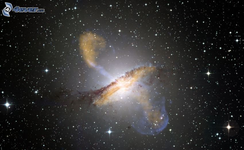 NGC 5128, galaxia, estrellas
