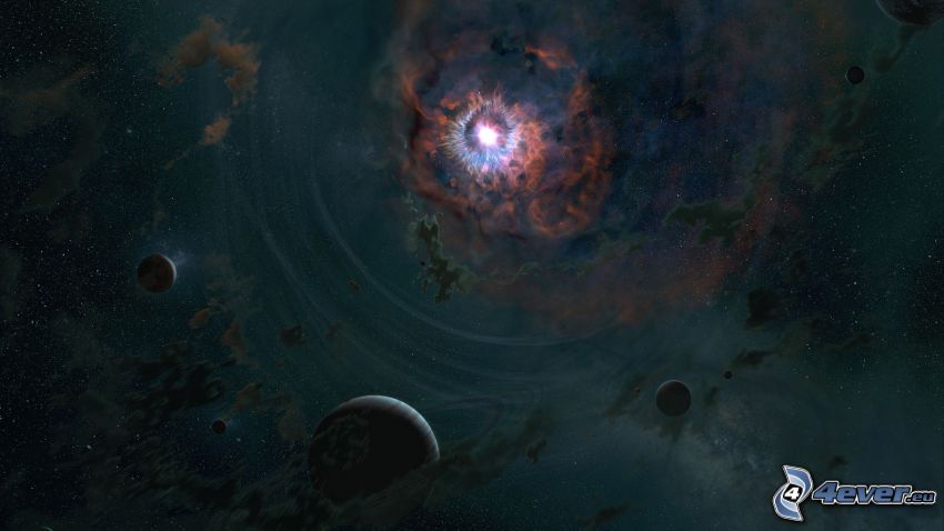 supernova planetaria, planetas