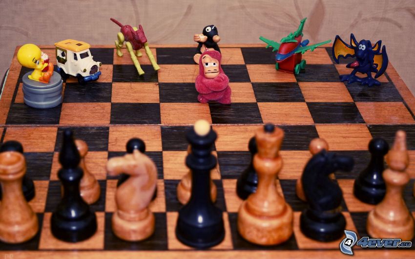 ajedrez, figurines