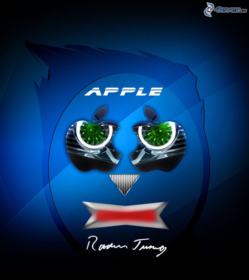 Apple man, logo, Rovder Design