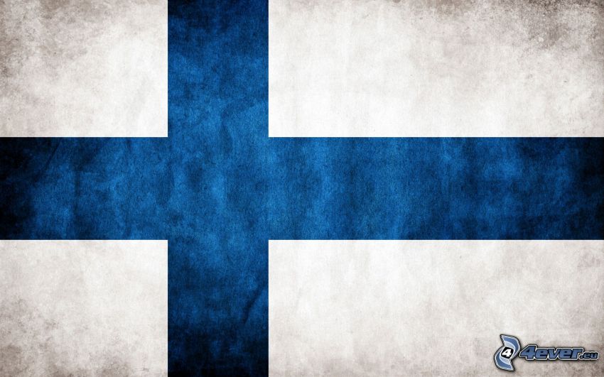 bandera finlandesa