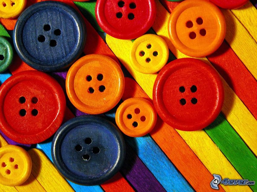 Botones, colores