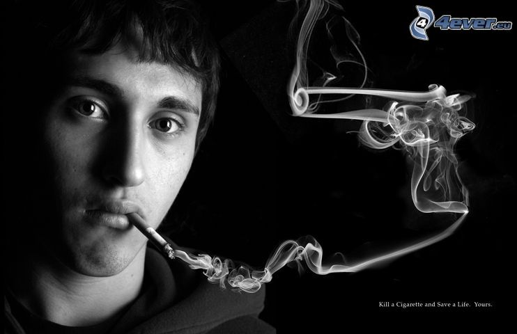 campaña contra el tabaquismo, humo mata, revólver