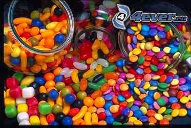 caramelos de colores
