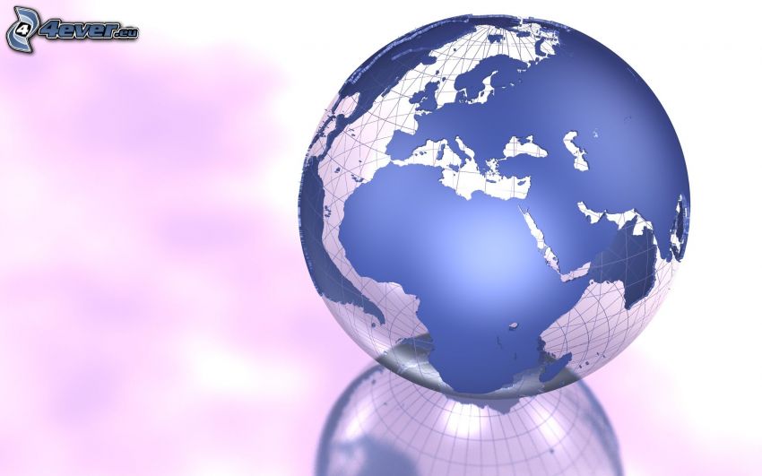 globo, mapa del mundo