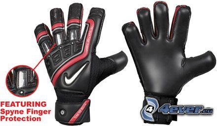 guantes, fútbol, Nike