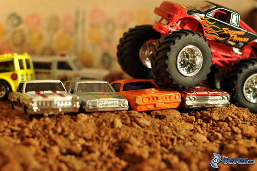 monster truck, coches