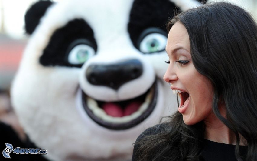 Angelina Jolie, panda