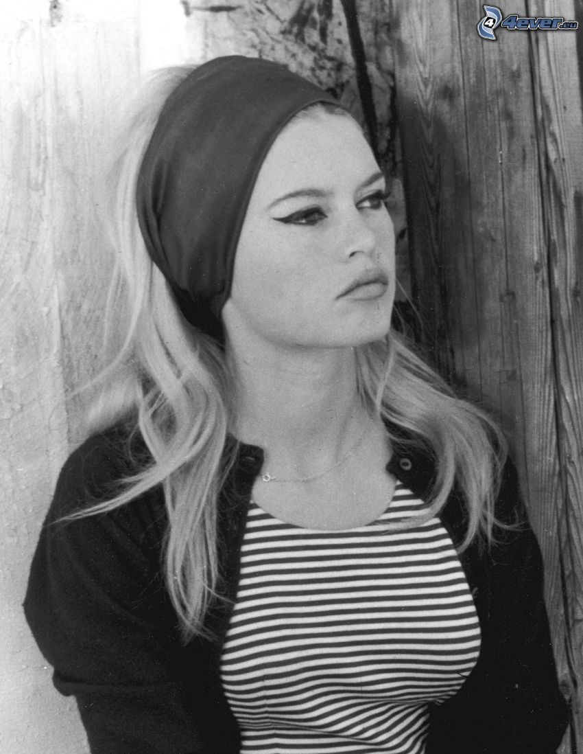 Brigitte Bardot, Foto en blanco y negro