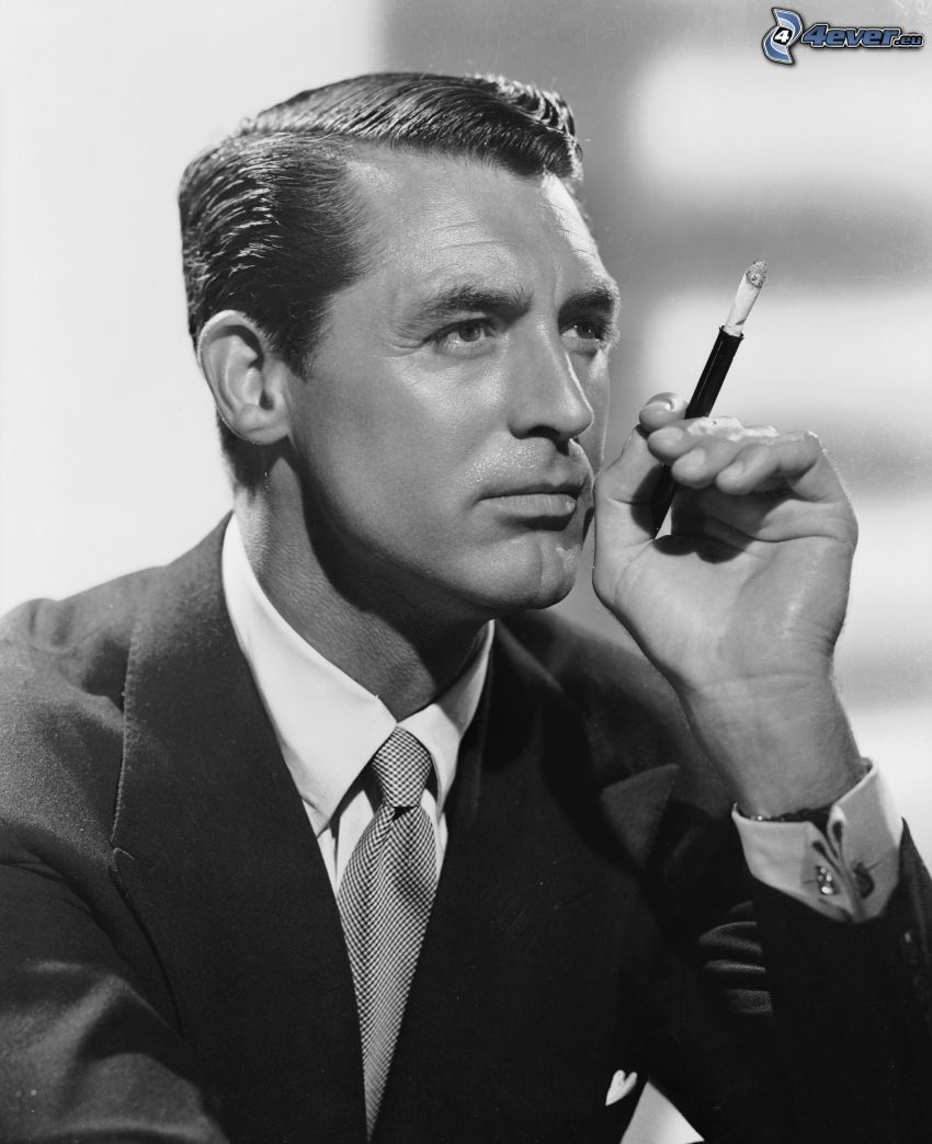 Cary Grant, cigarrillo