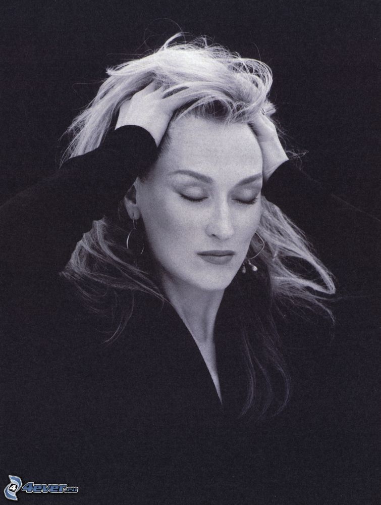 Meryl Streep, Foto en blanco y negro