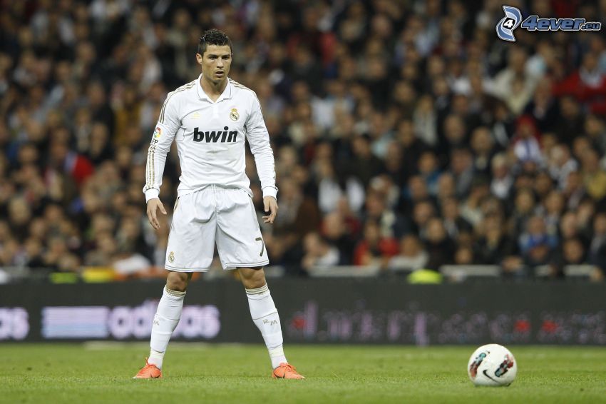 Cristiano Ronaldo, balón de fútbol
