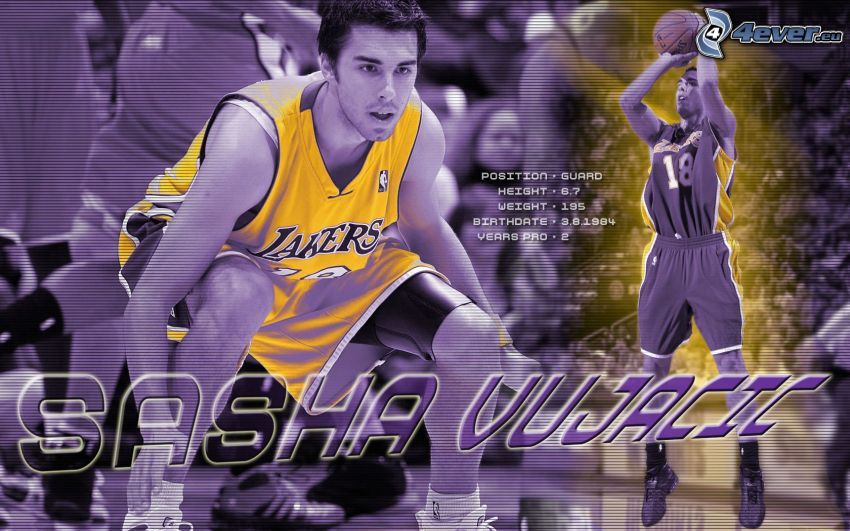 Sasha Vujacic, LA Lakers, NBA, el baloncestista, baloncesto, deporte, hombre