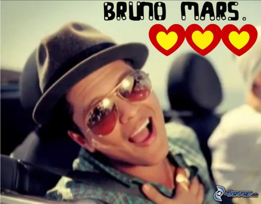 Bruno Mars, corazones
