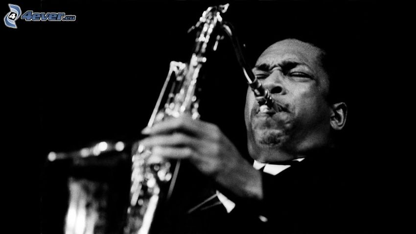 John Coltrane, Foto en blanco y negro