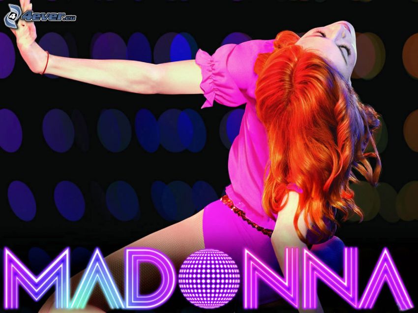 Madonna, pelirroja