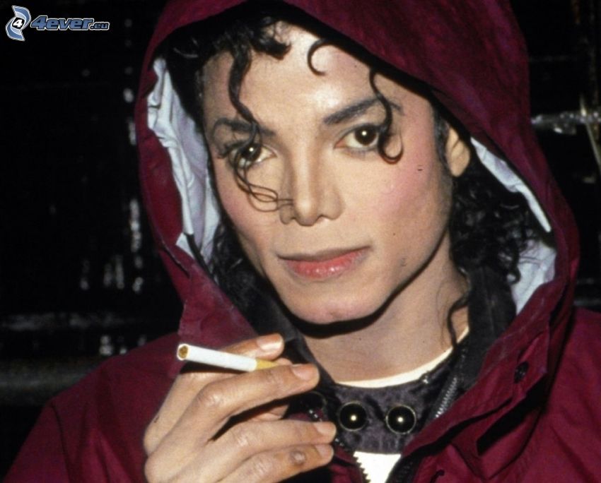Michael Jackson, cigarrillo