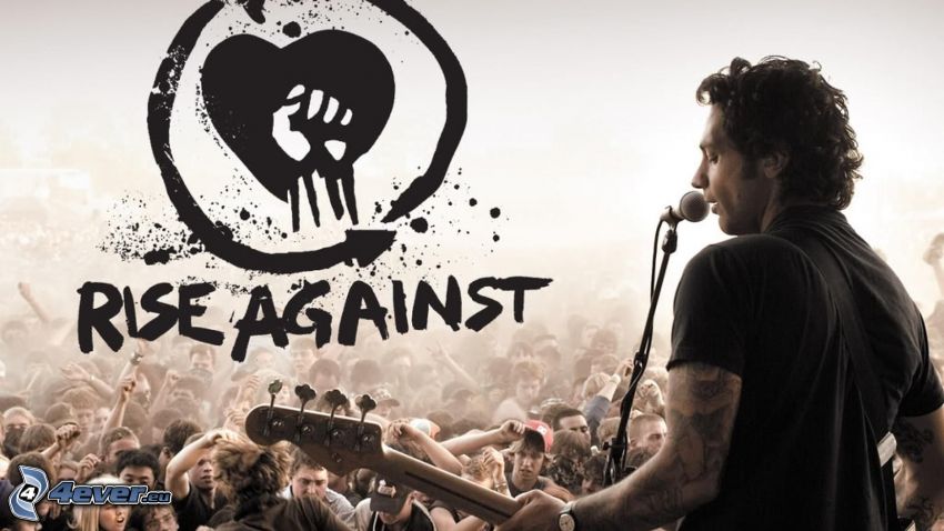 Rise Against, logo, concierto