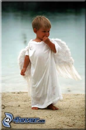 niño, ángel