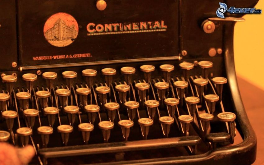 máquina de escribir