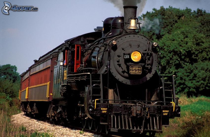 tren de vapor, locomotora de vapor