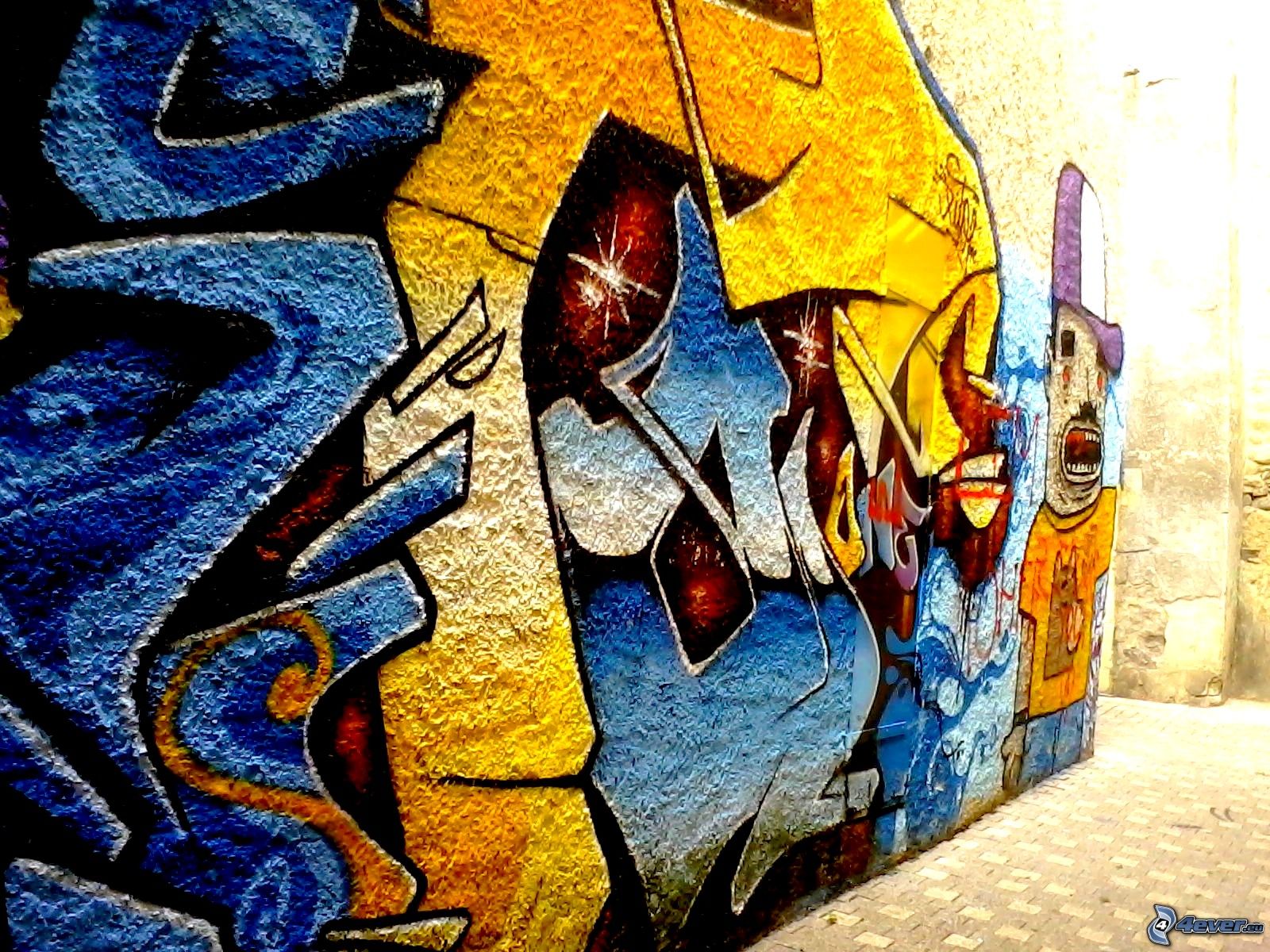 Черепашки коллаж граффити