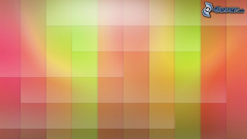 carrés colorés