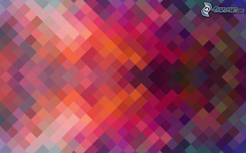 carrés colorés