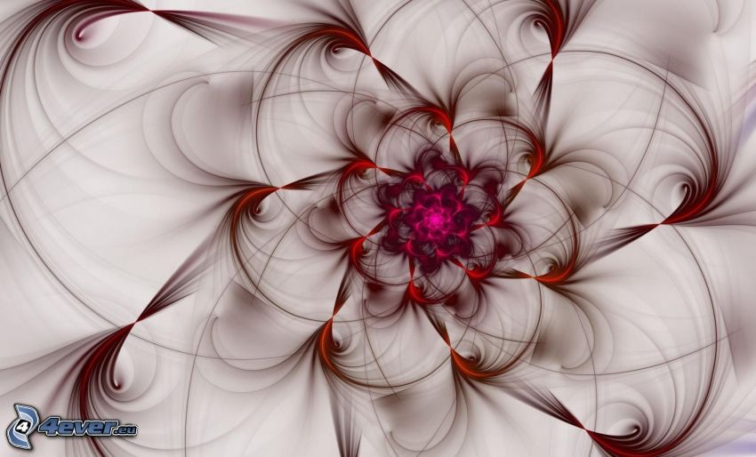 Fleur abstrait