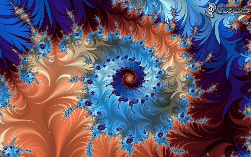 fractal, spirale