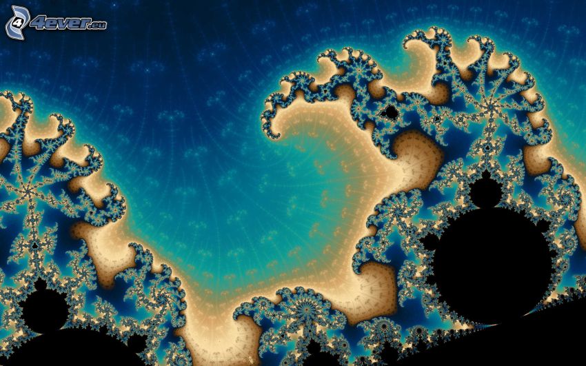 fractales bleus