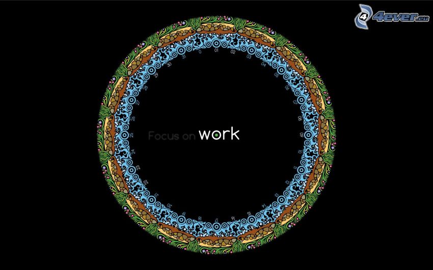 le travail, cercle