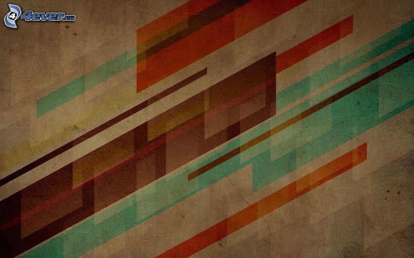 rectangles abstraits, mur
