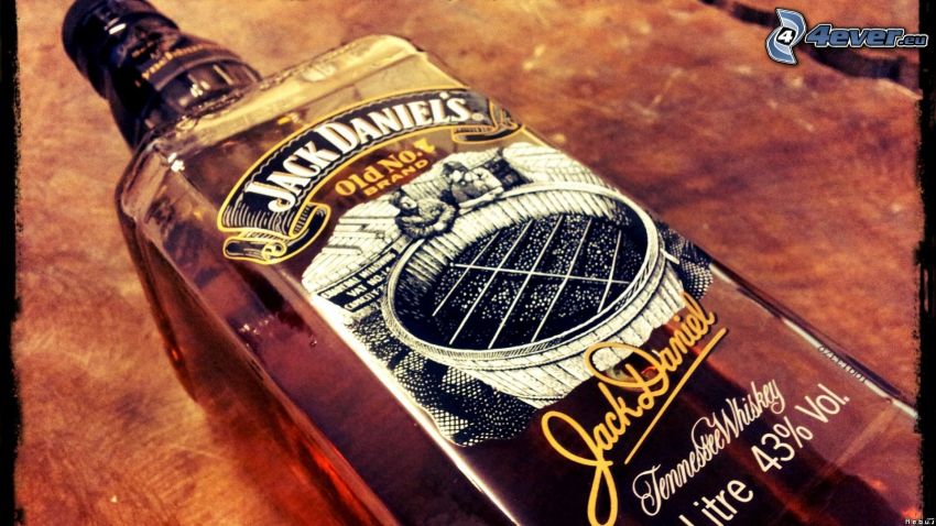 Jack Daniel's, whisky, bouteille